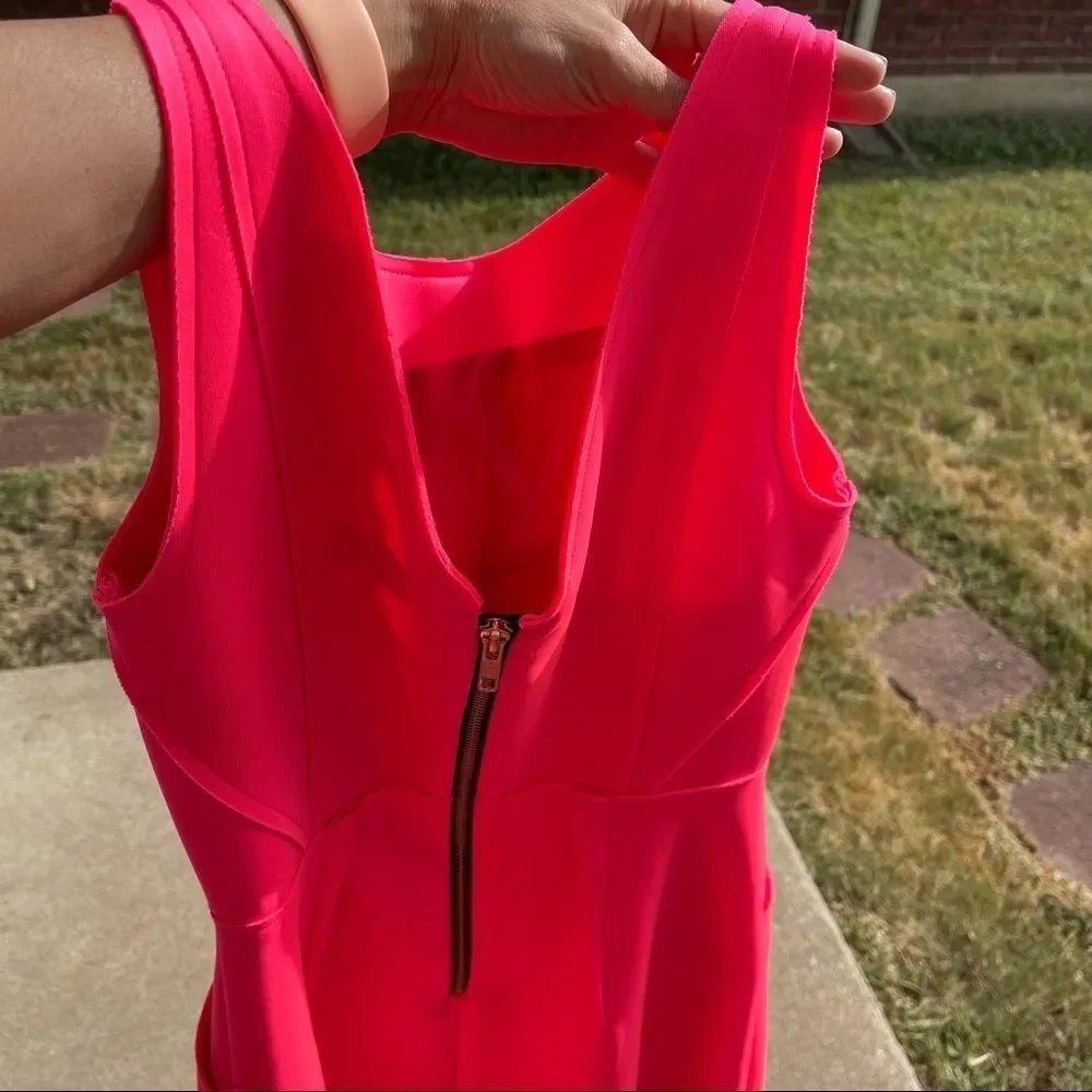 Stains Milly Hot Pink Cocktail Party Dress 4‎
